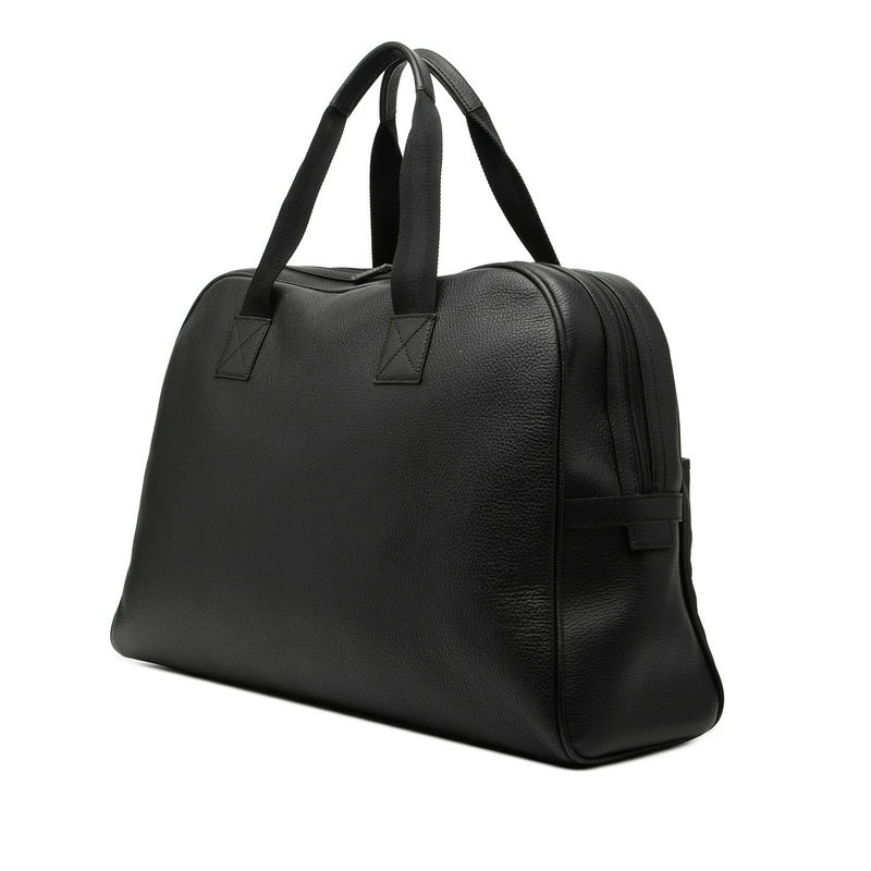 Gucci Black Bag Gray Brown Sherry Boston Leather